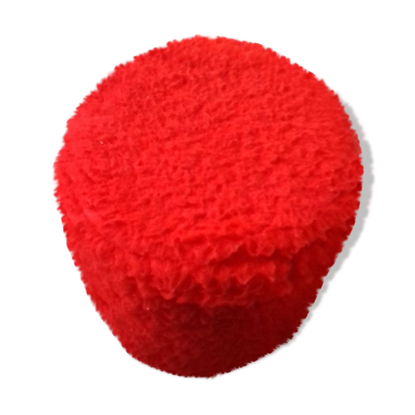 Pouf storage chest moumoute red vintage 1972 faux fur