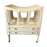 Porte revue en bois laqué