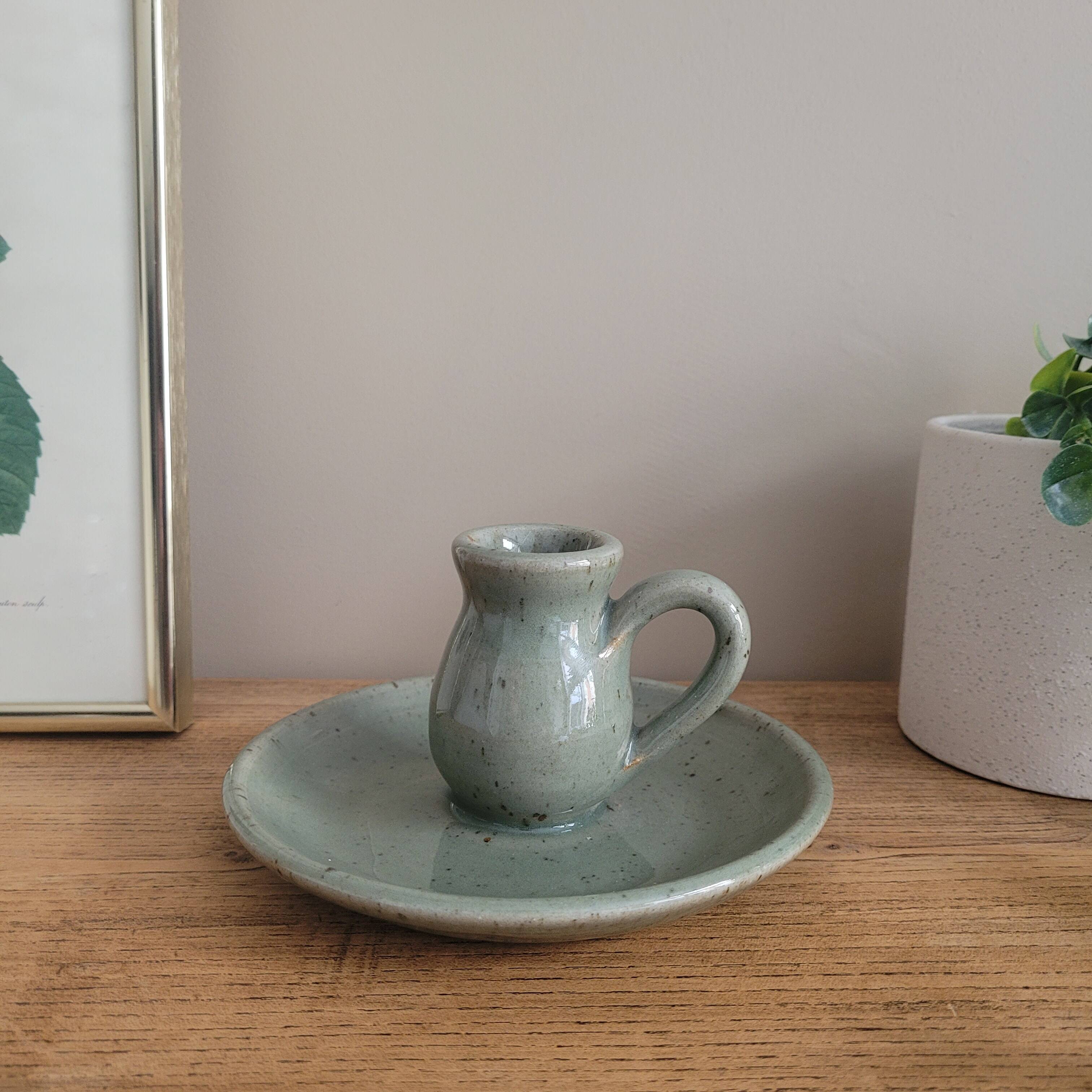 La Redoute x Selency ceramic candle holder 20 gray