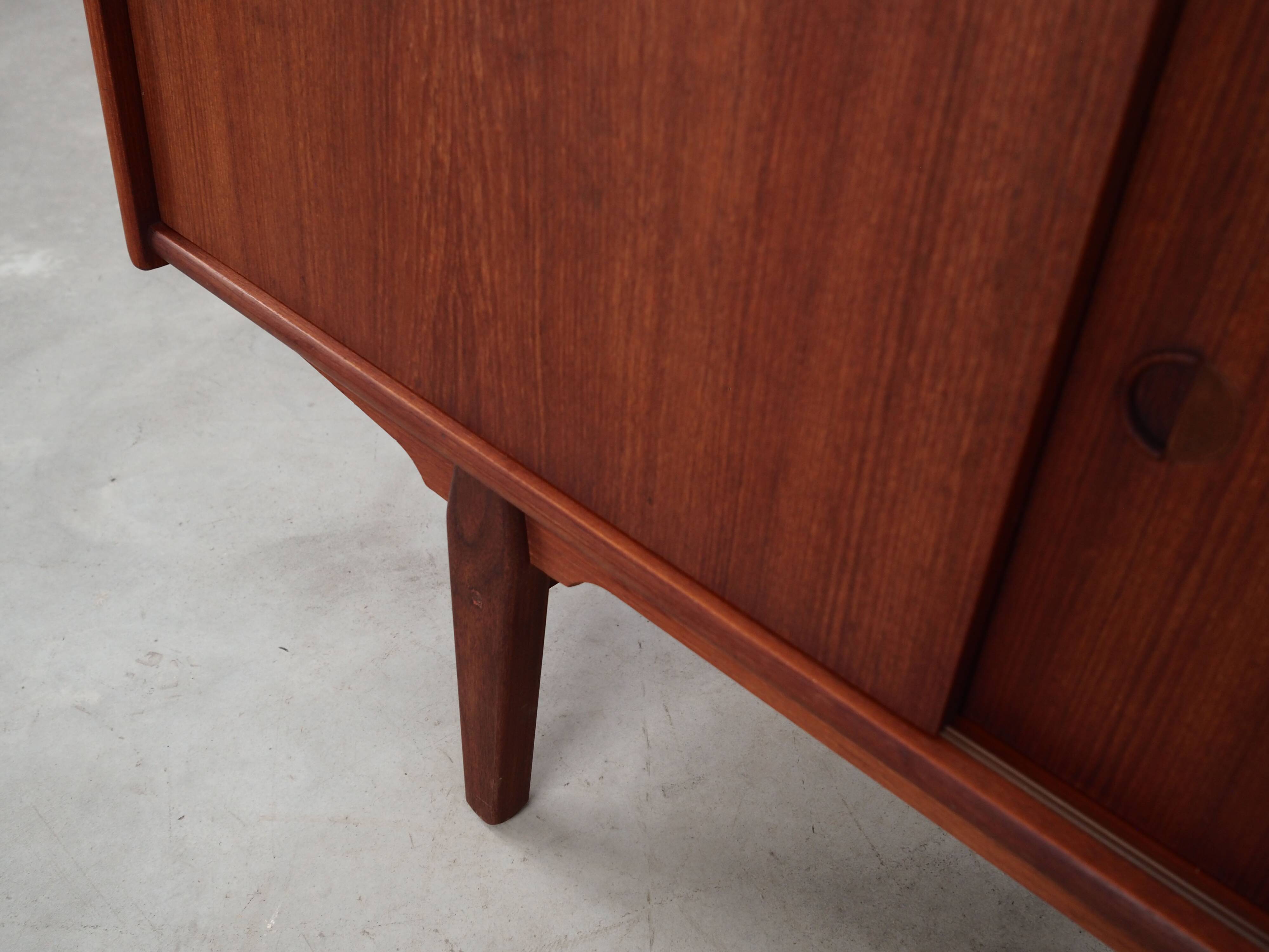 Teak sideboard, Danish design, 1970s, produced in Denmark