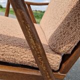 Old Scandinavian boomerang armchair