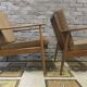 Paire de fauteuils scandinave en teck 1960
