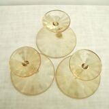 Set of 6 art deco dessert cuts