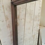 Grand miroir en bois et plâtre