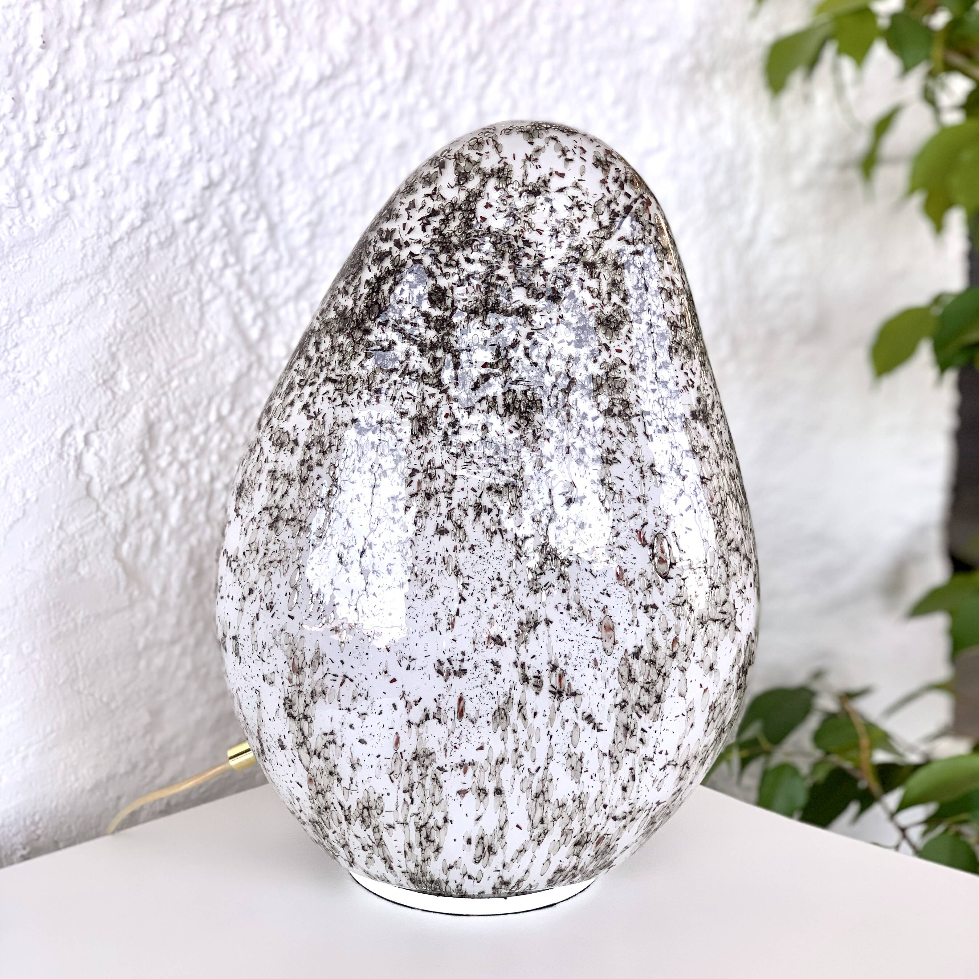 Murano glass lamp, blown by La Murrina, 1970s.
