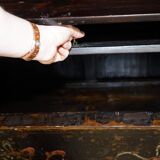 Antique Chinese wedding buffet hand-painted circa 1800