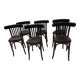 Set of 6 bistro chairs from the 1970s