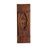 Awalé african wooden games