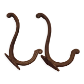 Set of 2 metal hooks
