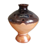 Pique flowers vase soliflore ceramic art decoration vintage hand decoration