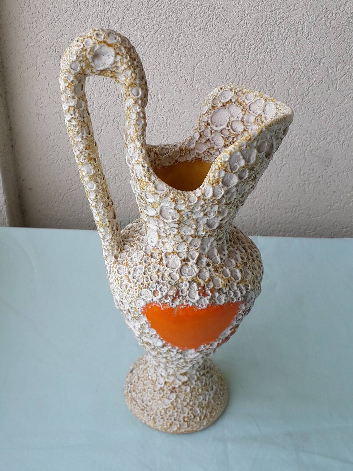 Ceramic pitcher vase