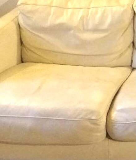 Roche Bobois 3-seater leather sofa