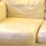 Roche Bobois 3-seater leather sofa