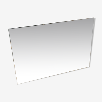 Rectangular bevelled mirror 60x42cm