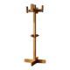 Freestanding mid-century pine coat rack, solid wood, 1970s, Europe