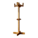 Freestanding mid-century pine coat rack, solid wood, 1970s, Europe