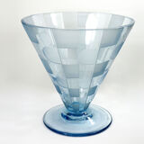 French art deco large conic glass vase, 1920