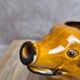 Zoomorphic pitcher Goret Poët-Laval – vintage slipware – pig