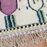 Handmade wool Berber rug 150 X 100 CM