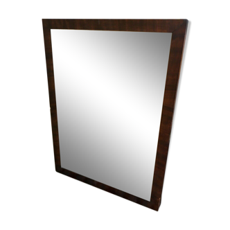 Small rectangular mirror in mahogany  28x38cm