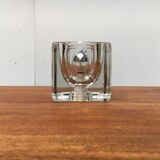 Vintage German table lamp in glass TA 14 Cube by Peill & Putzler, 1970s.