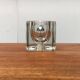 Vintage German table lamp in glass TA 14 Cube by Peill & Putzler, 1970s.