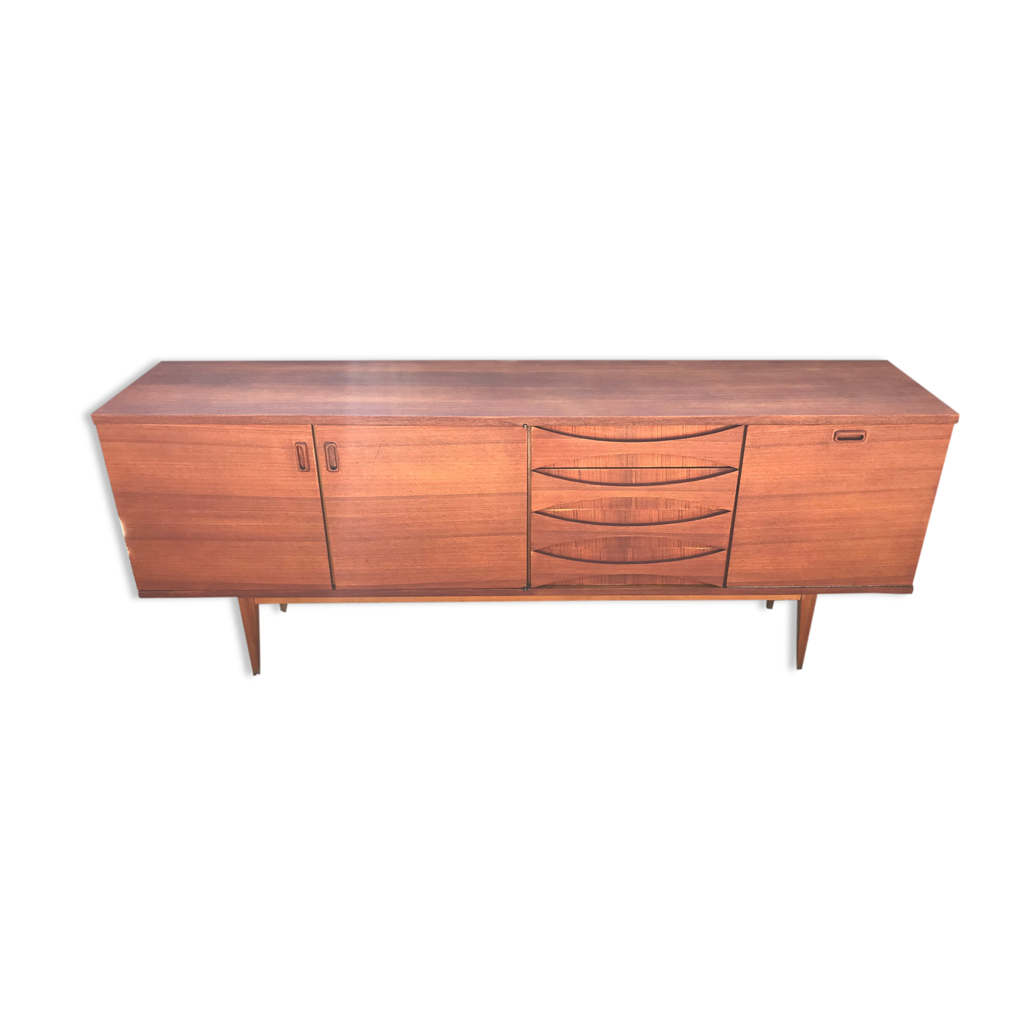 Eros row in scandinavian design teak