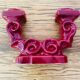 Art Deco ceramic double candle holder