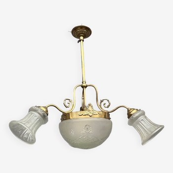 Louis XV style chandelier.