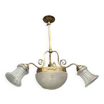 Louis XV style chandelier.