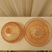 Petite cloche et plateau Vallerysthal