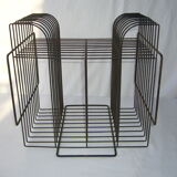 vintage metal vinyl holder