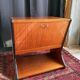 Vintage mini bar in wood and metal – 1950s/60s