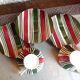 Cups and saucers polychrome Sarreguemines decoration Feria, vintage 30s-50s