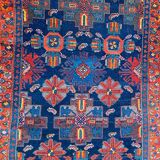 Tapis ancien persan Malayer couloir 109x525 cm