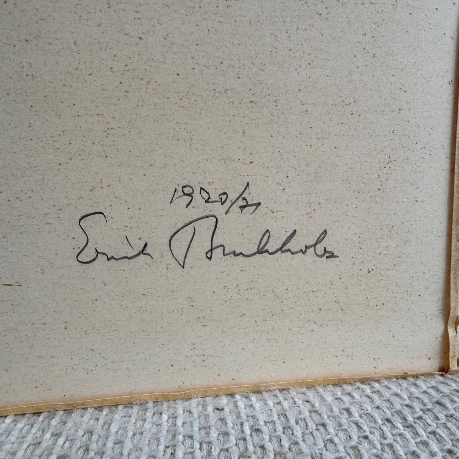 Erich Buchholz Composition Screenprint