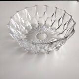 Set of Bohemian crystal salad bowls and candy dishes