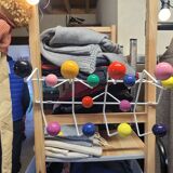 Multicoloured wall coat rack Hang it all Eames