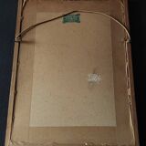 Watercolor signed Barday Senlis the cathedral first half of the 20th century