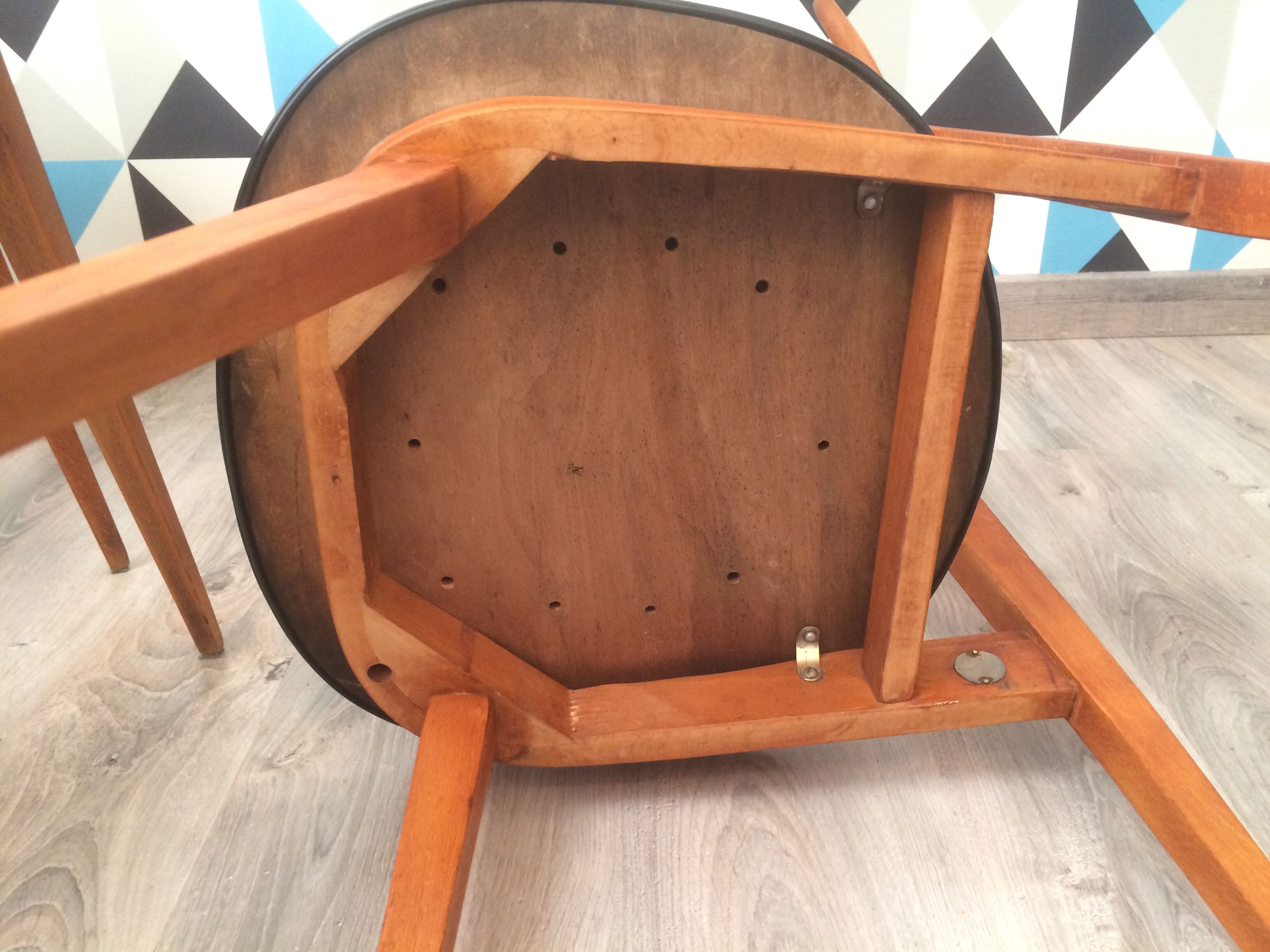 Chaises modèle "fontaria" de chez baumann vers 1970