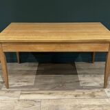 Bureau 1 tiroir en ceinture bois massif brut