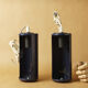 Pair of wall lamps Ikea V413 navy blue vintage design 1980