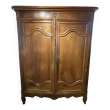 Solid wood wardrobe, country style