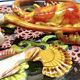Large Vallauris slip dish 57x25 cm lobster fish