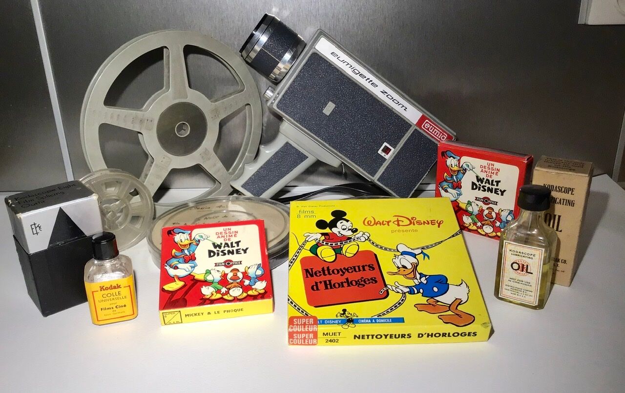 Eumig super 8 camera plus movies and accessories
