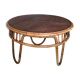 Vintage rattan coffee table