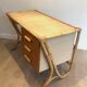 Rattan desk around 1970