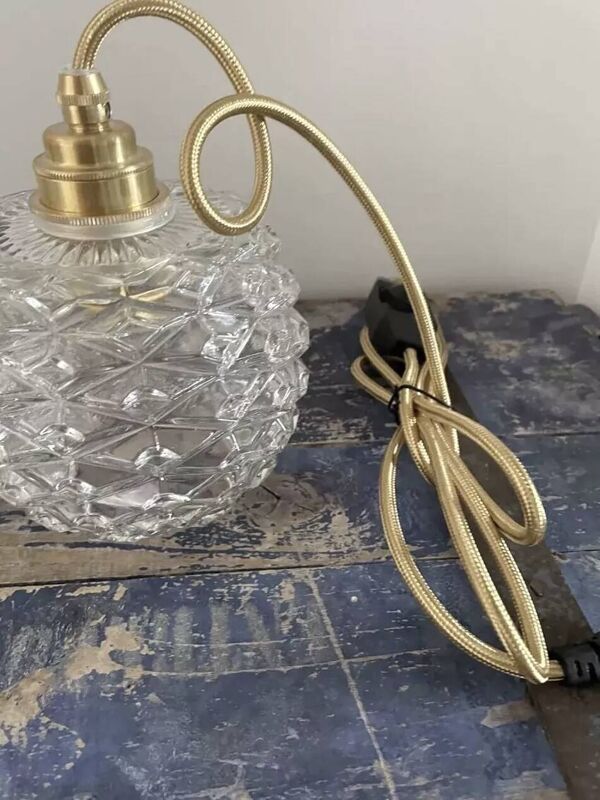 Lot de deux baladeuses vintage pomme de pin