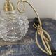 Set of two vintage pine cone lamps
