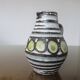 Green and grey ceramic pitcher 60s
